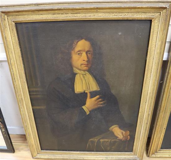 English School (18th/19th century), Half-length portrait of Rev. Thomas Wood (1772-1858), 30in x 28in